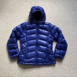Patagonia high hi loft down sweater hoody jacket